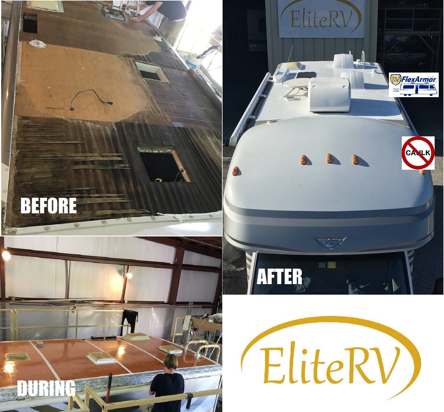 2008 Fleetwood Icon before and after RV restoration at EliteRV Palmetto FL